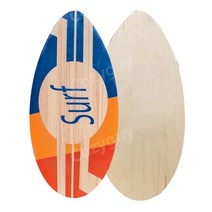 초보용 스킴보드 우드 나무 해변에서타는 비기너 서핑 입문용, 기하학