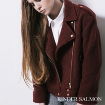 [천삼백케이] [킨더살몬] Terry Gold Rider Jacket