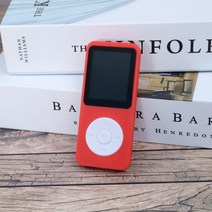 휴대용 블루투스 MP3MP4 푸시 버튼 학생 듣기 고품질 음악 플레이어 전자 책 재생, 빨간_64GB