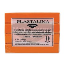 전문가용 유점토 Plastalina 453g Van Aken, 주황(Orange)