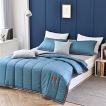 꿀팡 차렵 간절기 항균 먼지없는 이불 세트/단품 퀸/싱글