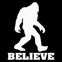 Makarios LLC Sasquatch Believe Bigfoot Cars Trucks Vans Walls 노트북 MKR| 화이트 | 5.5 x 4.5|MKR655114957