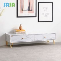 사사가구 뮤토 1200 서랍수납 티비다이 거실장, 대리석