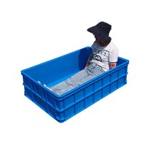 대형플라스틱박스 1m 제조업 납품 물류창고 적재 상자, 블루-1170x750x350