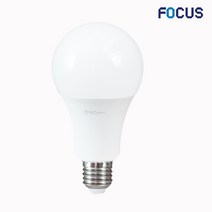 [포커스]LED 벌브 20W 6500K A80 KS 주광색, E26소켓 주광색(하얀빛)