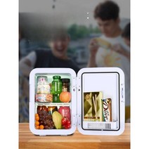 화장품 냉장고 차량용 냉장고 오피스텔 미니, 10L 테크놀로지 블루 (모델-강화유리 패널)