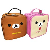 리락쿠마 가방 스텐 3단도시락 점심도시락 소풍도시락 피크닉도시락 찬합 런치박스 1120ml 4308