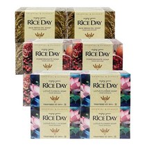 IS-M 라이스데이 청유윤 세수비누 100g 4p, 연꽃청