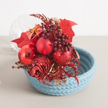베리솔방울픽 23cm 크리스마스 장식 소품 조화 TROMCG, 화이트