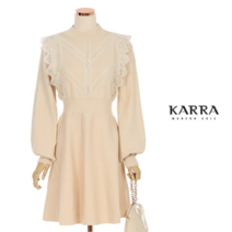 카라 KARRA 프렌치레이스플레어원피스_KL2WOP012C
