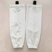 아이스하키 장비 용품 아이스 하키 양말 퓨어 컬러 100% 폴리에스테르 트레이닝, 09 WHITE_05 XL