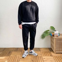 봄 겨울 오버핏 맨투맨 조거팬츠 트레이닝복 세트 4컬러 (기모 일반 2타입)