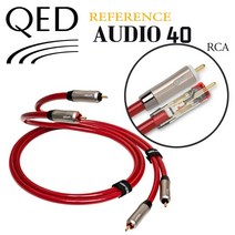 [QED] 큐이디 Reference AUDIO 40 (0.6m) 2:2 RCA 인터케이블