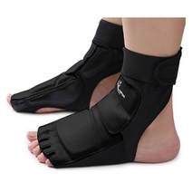 태권도 발차기미트 태권도복 유니폼 발 장갑 성인 키즈 손 손가락 손바닥 보호대 권투 가라테 전투 무술 양말 루타, 02 S Height 120-140CM, 05 Black Foot
