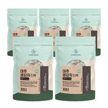 국내산 대추 생강 차 삼각 매쉬 티백 식약처 HACCP 인증, 50티백, 5팩