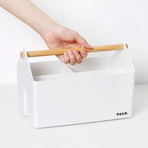 미니바구니 사무실소품수납 문구수납장 분리형칸막이 수납바구니, 아이보리