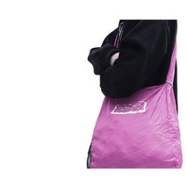 결혼식 답례품 휴대용 요요 장바구니 핑크 어깨에매는 들기편한 보관용가방, 1개