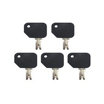 5 PCS 186304 Ignition Key fits Hyster Forklift null, 1