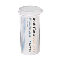LaMotte Insta-Test 3000 과초산 단일 요인 테스트 스트립 0-160ppm 범위(50개 팩)