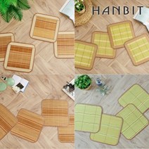 한빛카페트 대나무 여름방석 모음, 브라운 대나무 방석 일반형