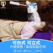 피부 관리실 업소용 얼굴스팀기 모공관리 홈케어 수분보충 에스테틱 피부탄력, 하늘색