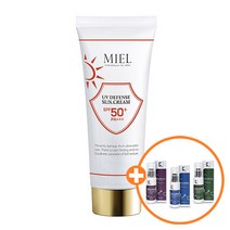 미엘 UV 디펜스 선크림 적은 끈적임 레저용 60ml SPF 50+/PA+++ 사은품 템푸스21 에센스 50ml