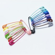 패션 옷핀 낱개 가방 부자재 의류 컬러옷핀 바느질 퀼트 재료 DIY 공예 홈패션 고정핀 옷삔 리폼 이불고정 수선 칼라 핀 의류핀, 베이지