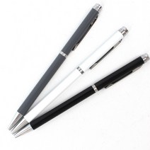 패스톤 심플 볼펜 선물용 볼펜 레이저 각인, 화이트