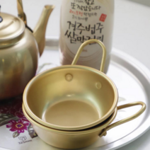 국산 추억의 막걸리 양은 주전자 잔 세트 1L, 1L + 2잔 세트