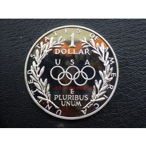 기념주화 행운의주화 희귀한동전 근대주화 동테크 은테크 증거 미국 1988 서울 올림픽 1달러 정제된 기념
