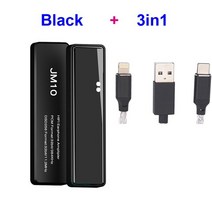 dac 이동식 앰프 증폭기 hifi jcally 3.5mm4.4mm ak4493 ct7601pr dsd512 usb amp 오디오 인터페이스 이어폰 어댑터 pcm 헤드폰 126, 블랙 3in1