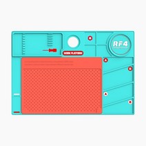 RF4 절연 실리콘 납땜 매트 용접 260x380MM BGA 데스크탑 스테이션 전화 수리 패드 유지 보수 플랫폼 RF-, [02] green.orange