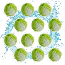 Zonadeals 세탁용 애완동물 털 제거기 재사용 세탁기 의류용 드라이어 볼 개 고양이, White green