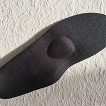 팔자걸음교정 깔창 신발 바닥 보행 자세 보조 아치, 44 블랙