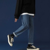 남성 바지 청바지 편한 데님 팬츠 캐주얼 패션 코디