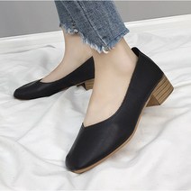 SUSU B503 여성 3cm 우드굽 구두 3컬러 1개