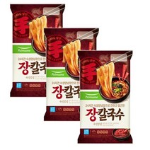 풀무원 강원도식 장칼국수 [2인분(439g)x3봉] 얼큰한국물 쫄깃함 진한국물 존맛탱 한끼대용, 18세트