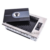 오프셋 스모커 훈연기 상업용 적외선 전기 오븐 바베큐 그릴 기계 붙지 않는 무연 220v 1000w 1 개