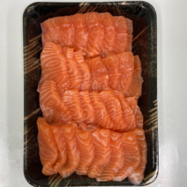 정진수산 노르웨이산 슈페리어 연어회 슬라이스 몸뱃살 딥스키너 연어필렛 생연어 연어회300g 연어회500g 연어회1kg, 04_연어슬라이스 300g