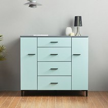 나다운 LPM 1000광폭 서랍수납장 주방수납장 조리대, 핑크그레이