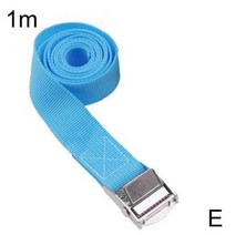 버클 다운 벨트 카고 스트랩 금속 견인 로프 자동차 바이크 오토바이 자전거용 수하물 가방용 래칫 1m, [05] E