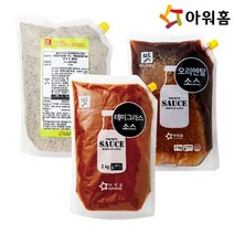 아워홈 아워홈 대용량소스골라담기(흑임자/오리엔탈소스), 어묵탕용육수 2kg