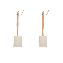 루파 바디 브러쉬 So Eco Loofah Wooden Handle, 2팩