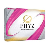 156886 BridgeStone 19PHYZ 골프 공 12개 팩, 펄 핑크
