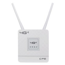 lte라우터 블루투스 무선 수신기 와이파이 휴대용 LTE 라우터 150Mbps 4G CPE 무선 외부 안테나 RJ45 포트, 01 White_02 미국 플러그