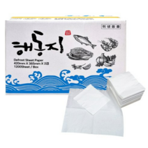세이크린 천연펄프 무형광 해동지 대형 420mm 1200매, 3box