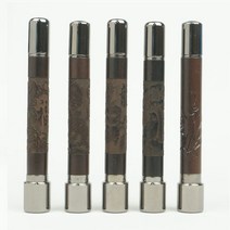[삼촌네도장] 벽조목 만년도장 결재인 단면 양면, 양면-십장생, 전서체, 적색(기본)