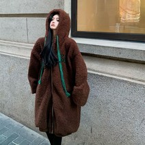 Z3JC 여성 코디 기모 도톰 하프 기모 코트