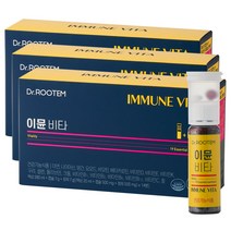 닥터루템 이뮨 비타민 종합 멀티 올인원 마시는 액상 비타민 샷 영양제 이뮨비타 고함량 고농축, 294g, 3박스, 14회분