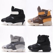 베리슈 여성 4cm 하이탑 키높이운동화 겨울 털운동화